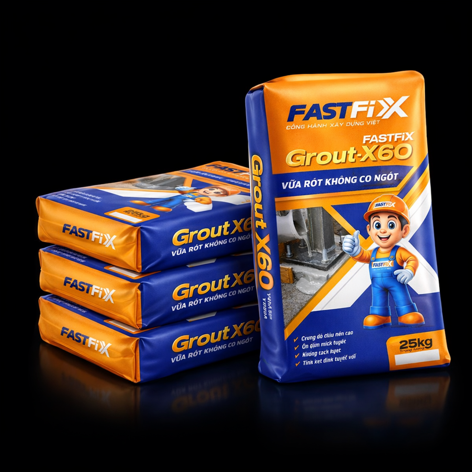 FASTFIX GROUT X60 - Vữa rót gốc xi măng không co ngót